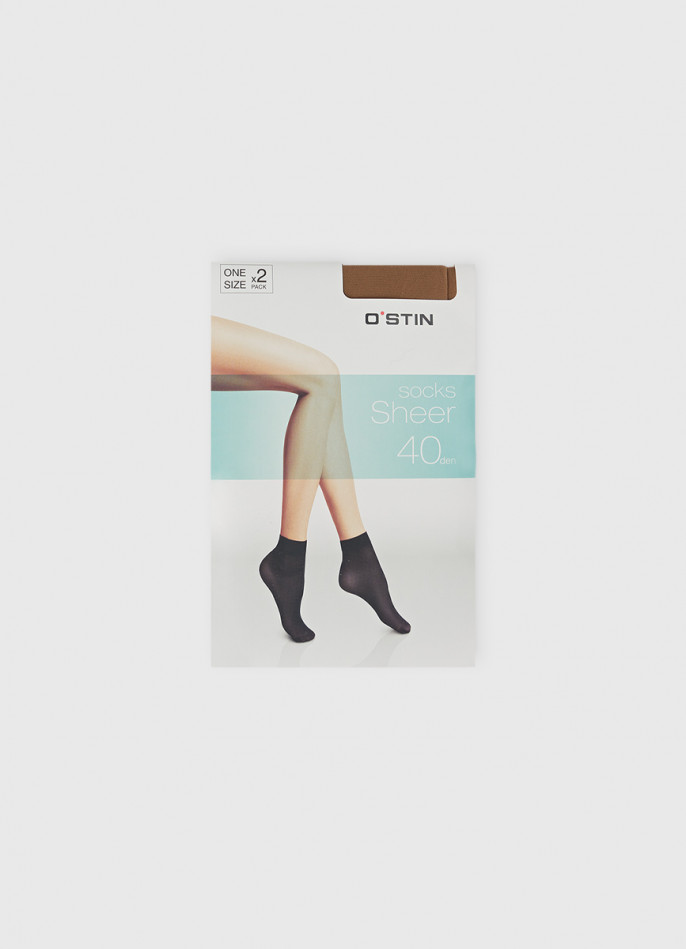 Гольфы 40 DEN, 2 пары