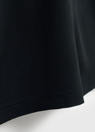 Поло из мягкой ткани с длинным рукавом