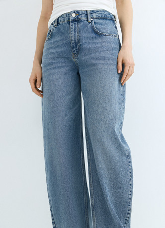 Джинсы Баррел со средней посадкой