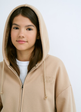 Толстовка на молнии для девочек