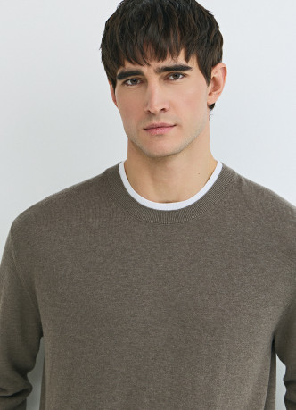 Джемпер с имитацией футболки