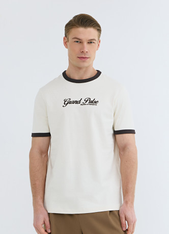 Футболка с текстовым принтом