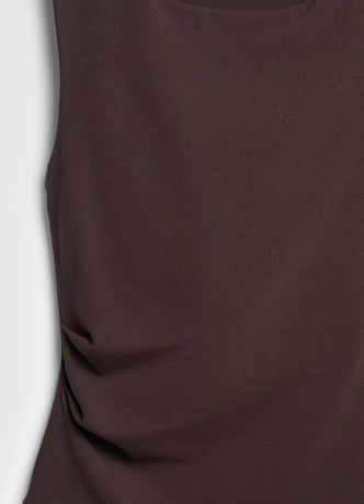 Асимметричный топ без рукавов