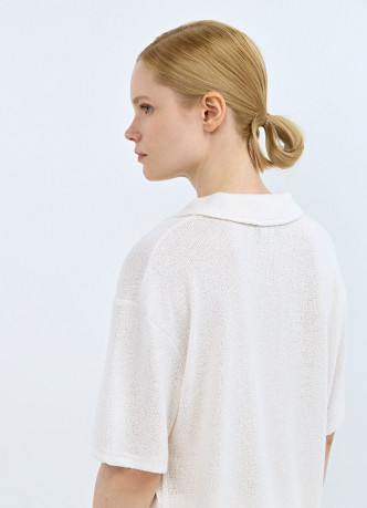 Поло из кроеного трикотажа