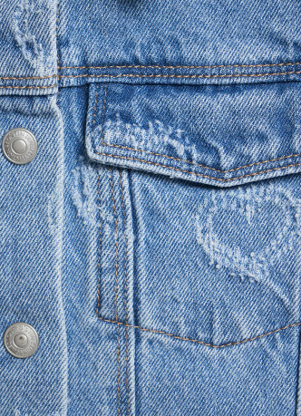 Джинсовая рубашка для девочек