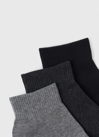 Короткие носки с поддержкой стопы, 3 пары