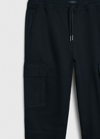 Джоггеры из твила с карго-карманами