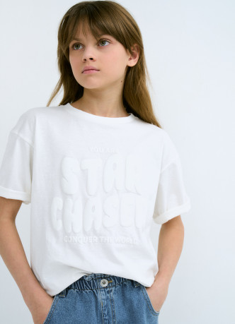 Футболка с принтом для девочек