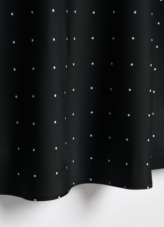 Сатиновая юбка миди А-силуэта