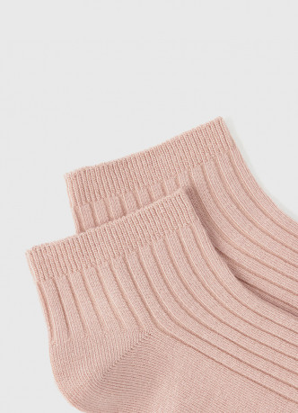 Короткие носки в рубчик 1 пара