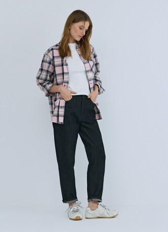 Джинсы Mom с высокой посадкой