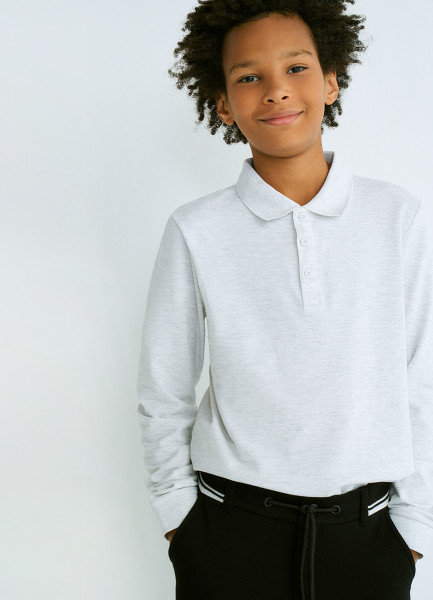 Поло для мальчиков Белый 1599₽