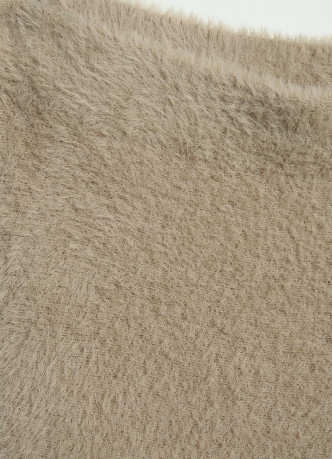 Трикотажная юбка из пушистой пряжи