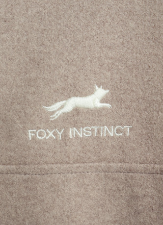 Толстовка с воротником-стойкой на молнии