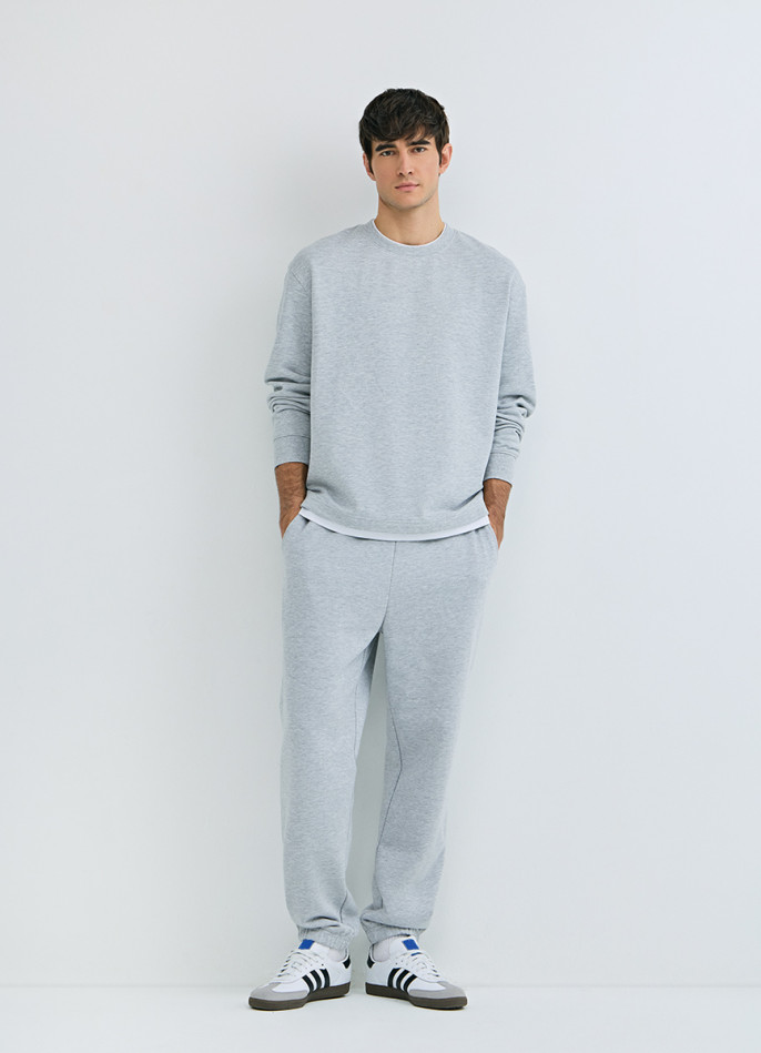 Свитшот с имитацией футболки