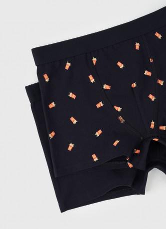 Трусы-боксеры с принтом для мальчиков, 2 шт.