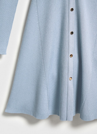 Вязаное платье мини