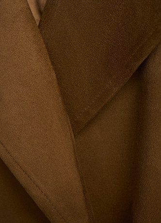 Замшевый тренч