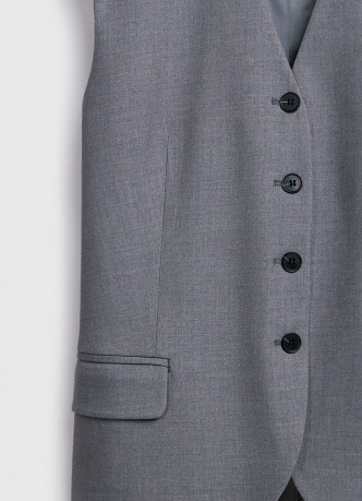 Удлинённый жилет