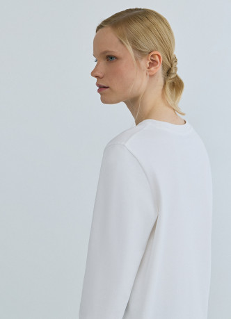 Базовый лонгслив из хлопка