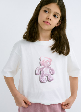 Футболка с принтом для девочек