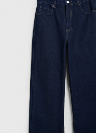 Широкие джинсы Wide leg с высокой посадкой