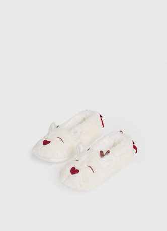 Мягкие тапочки с оленями