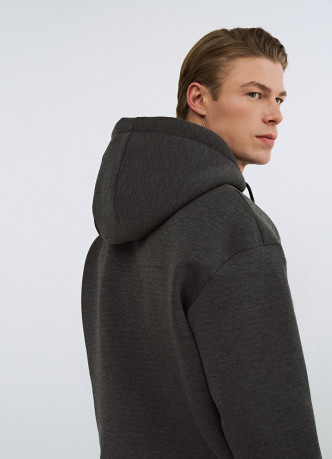 Толстовка на молнии с капюшоном