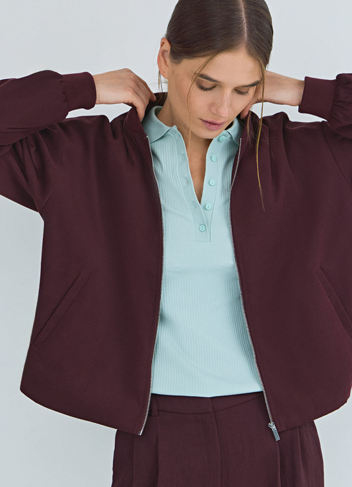 Бомбер на молнии