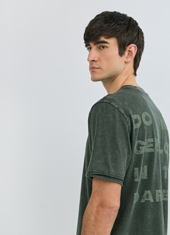 Футболка с текстовым принтом