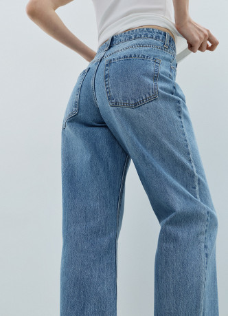 Укороченные прямые джинсы Straight