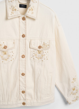 Куртка джинсовая с вышивкой