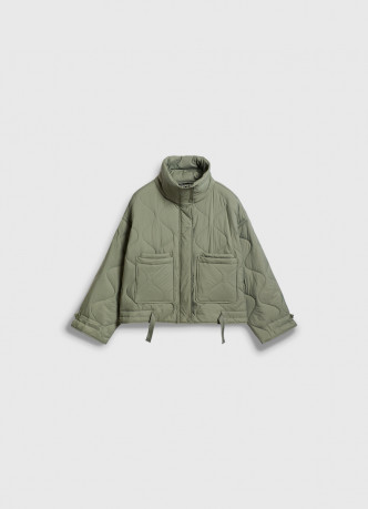 Утеплённая короткая куртка