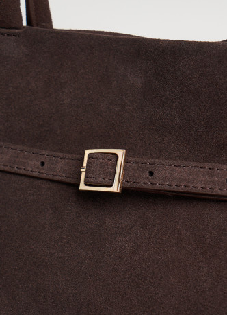 Сумка из натуральной замши