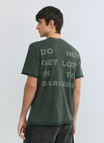 Футболка с текстовым принтом