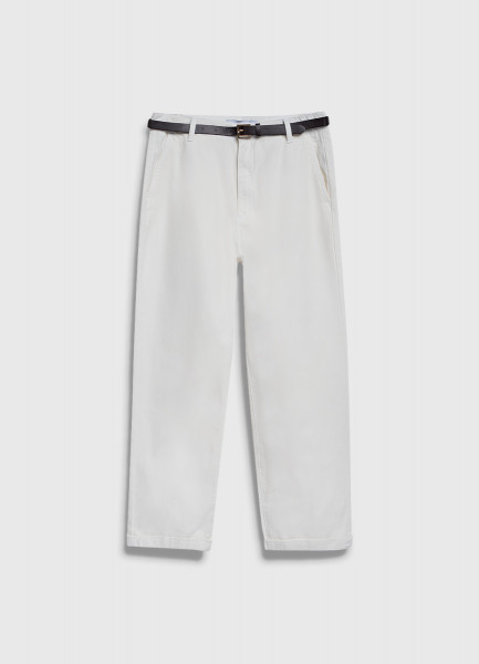 Брюки-чиносы с поясом Белый 2999₽
