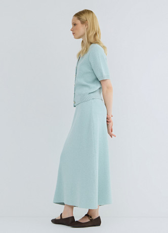 Вязаная юбка А-силуэта