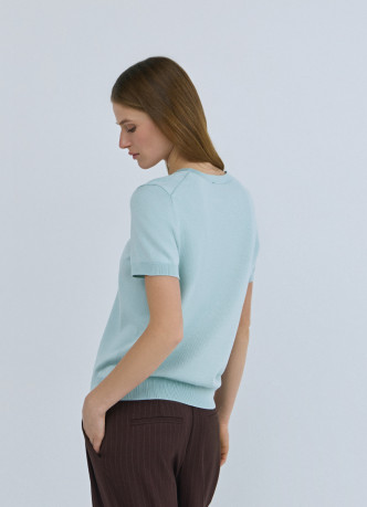 Джемпер с коротким рукавом