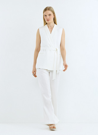 Удлиненный жакет на запах