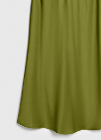 Платье-халтер с драпировкой