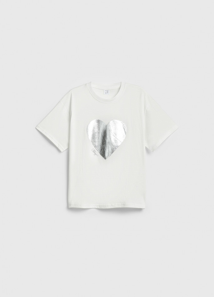 Футболка с принтом для девочек