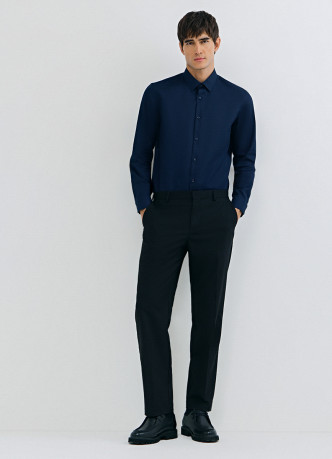 Рубашка из структурной ткани