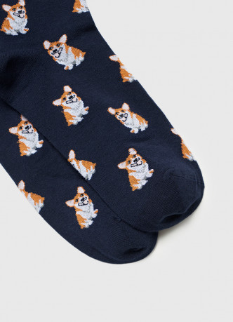 Носки с жаккардовым рисунком