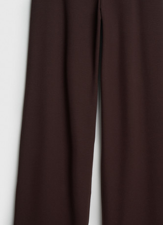 Широкие брюки из трикотажа