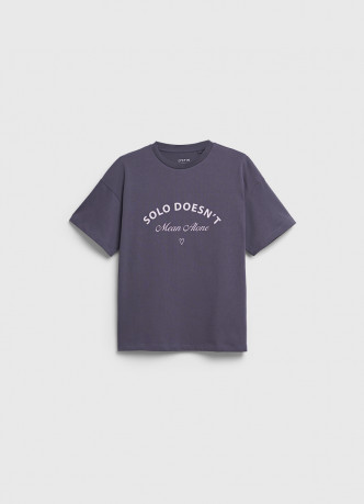 Футболка оверсайз с принтом