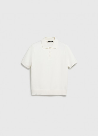 Базовый джемпер поло с коротким рукавом