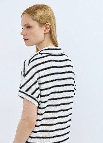 Платье-поло из полотна кроше