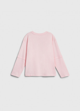 Лонгслив с вышивкой для девочек