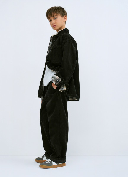 

Брюки из вельвета для мальчиков, Черный