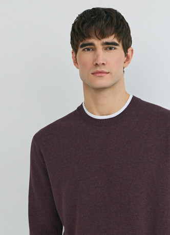 Джемпер с имитацией футболки